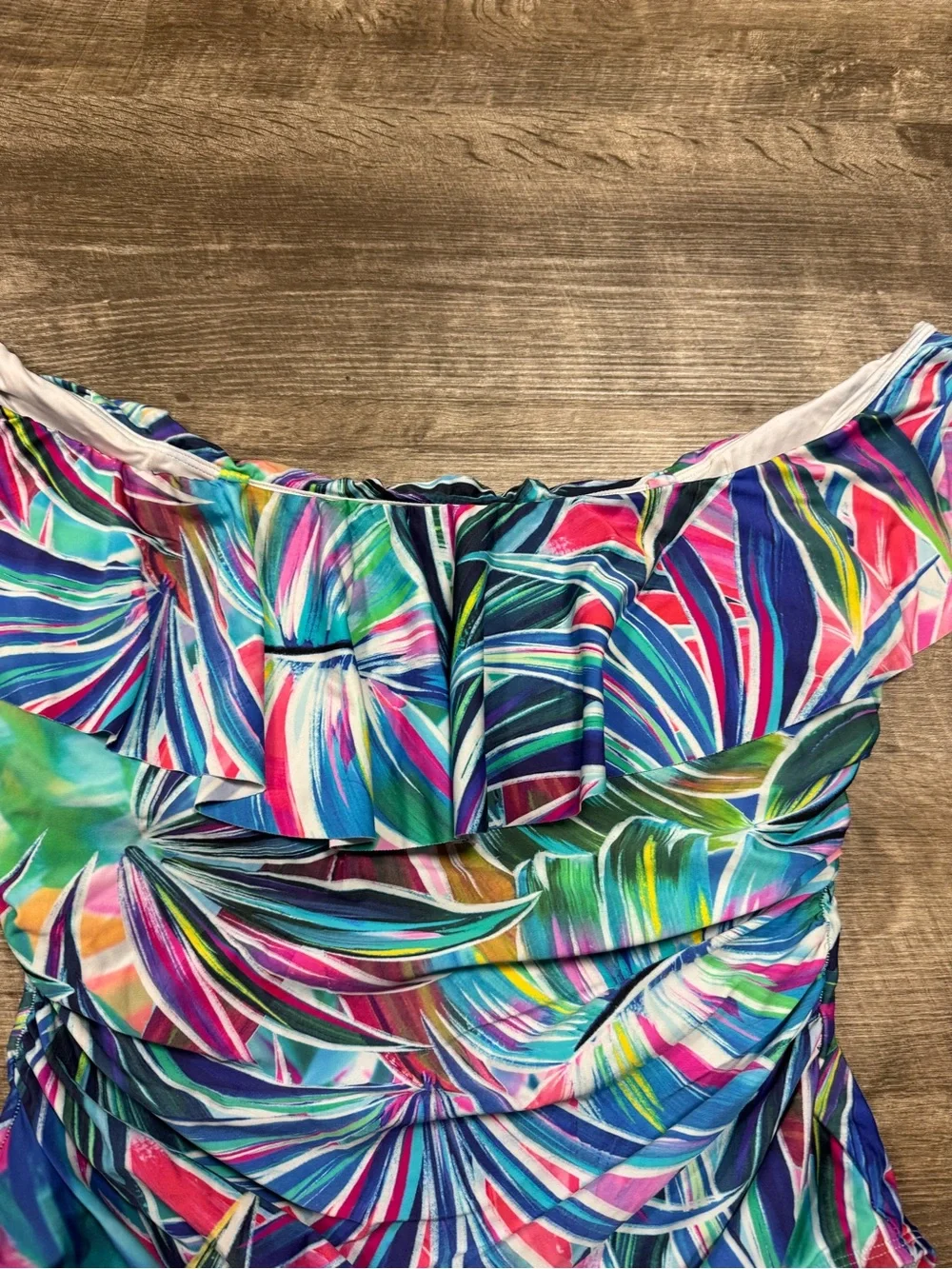 La Blanca Multi-Color One Piece Bathing Suit Size 18w